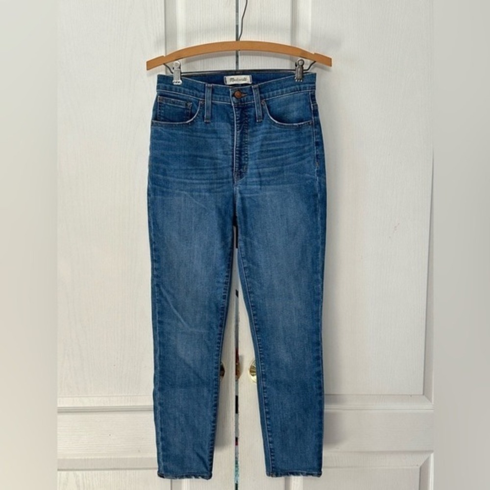 Madewell Women's 11" High Rise Skinny Jeans Size 26 NWOT Blue Denim